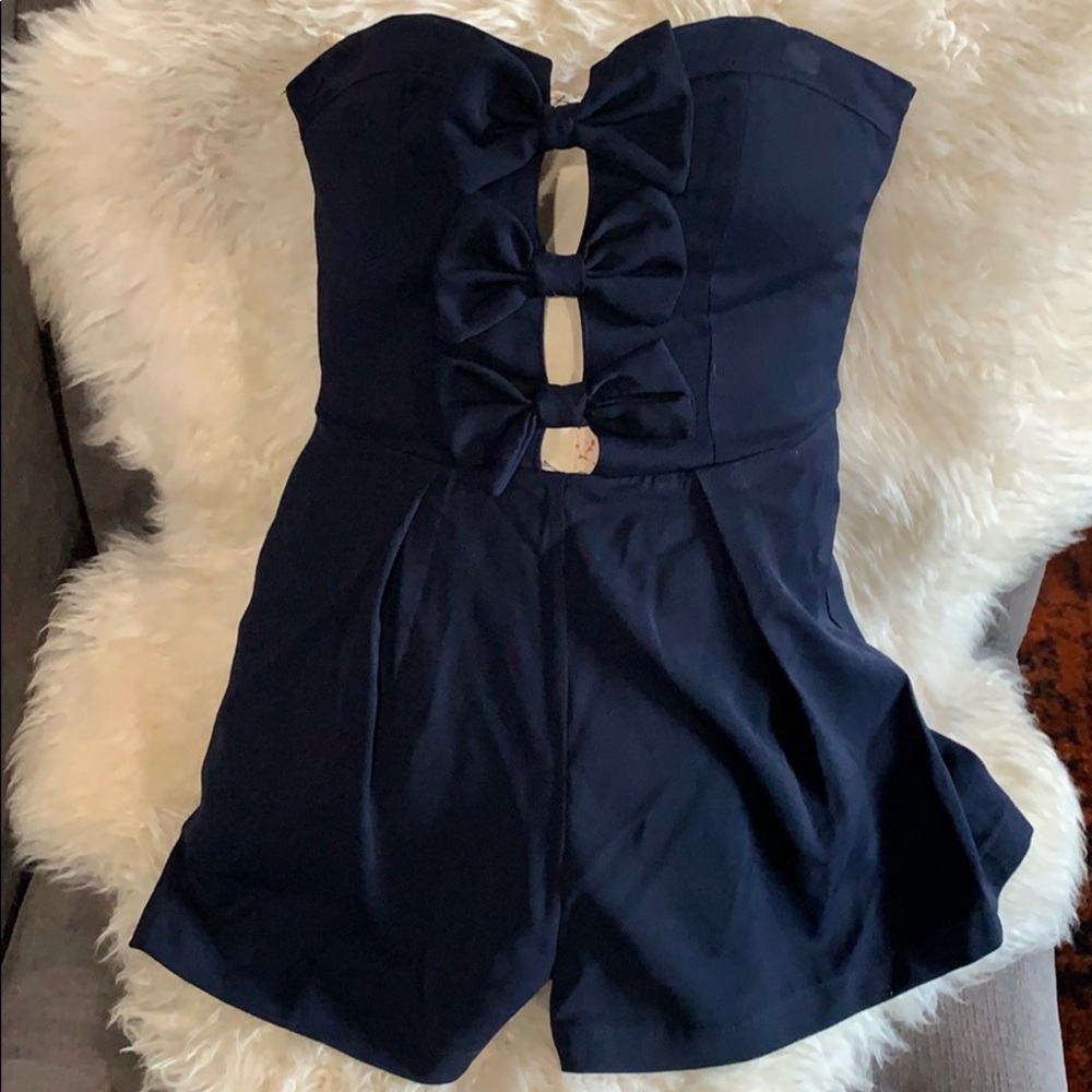 Romper with bows